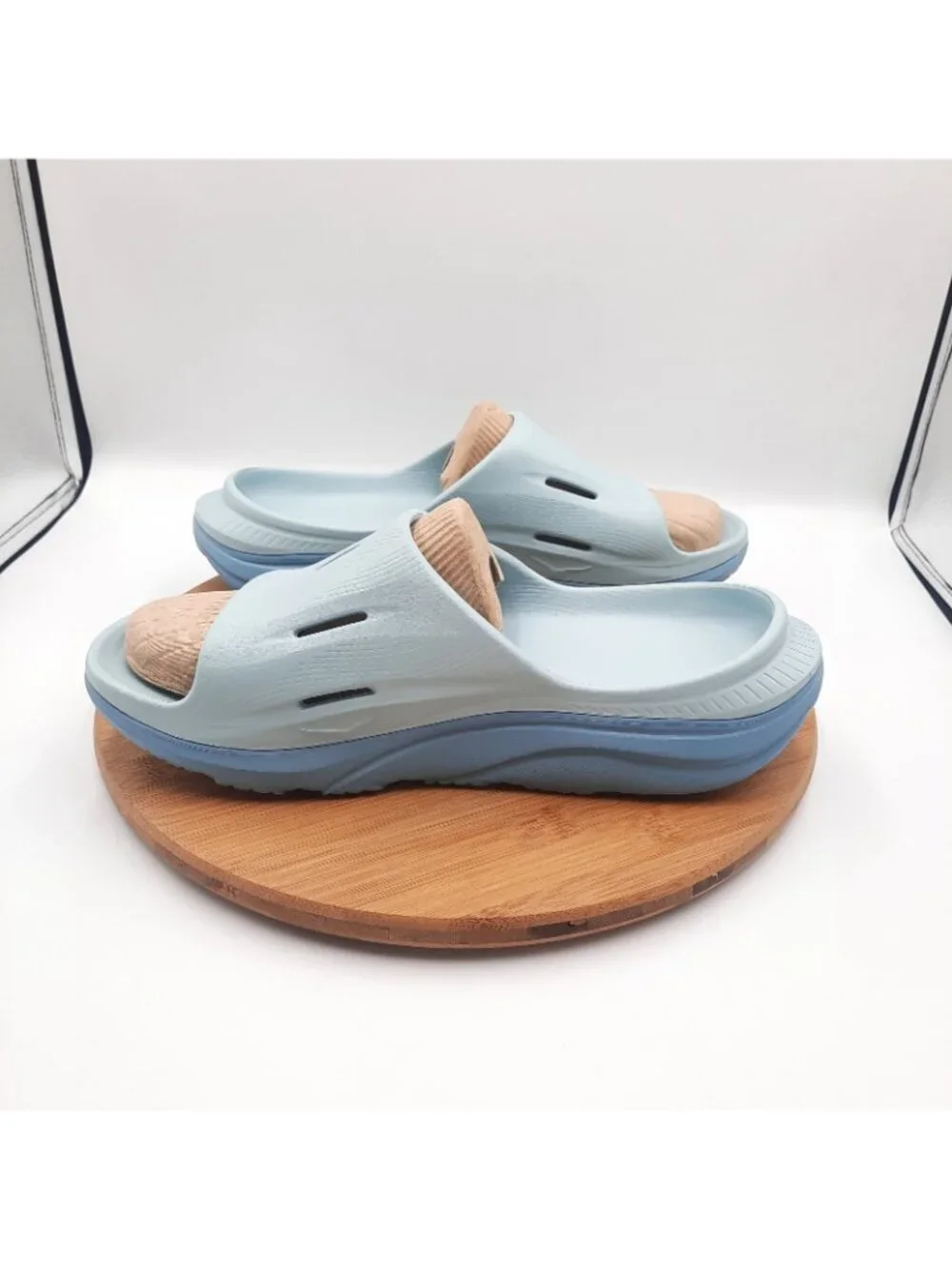 Hoka One One Ora Recovery Slide 3 Mens Size 10 Sandals Cloud Blue Slides